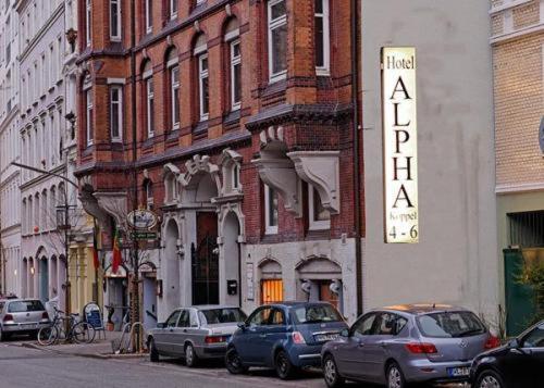 Alpha Hotel Garni Гамбург Экстерьер фото